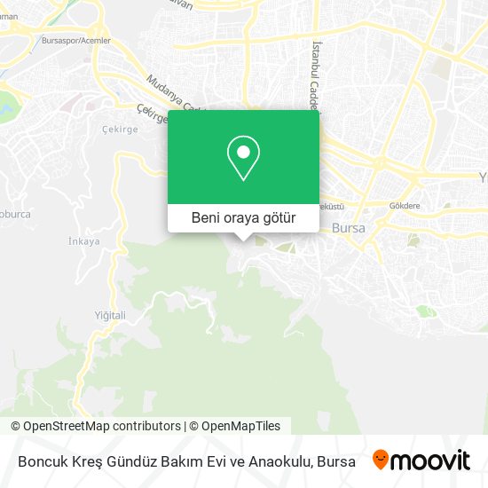 Boncuk Kreş Gündüz Bakım Evi ve Anaokulu harita