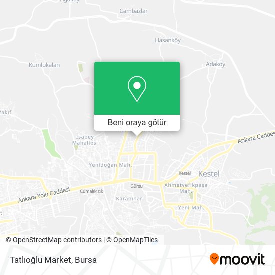 Tatlıoğlu Market harita