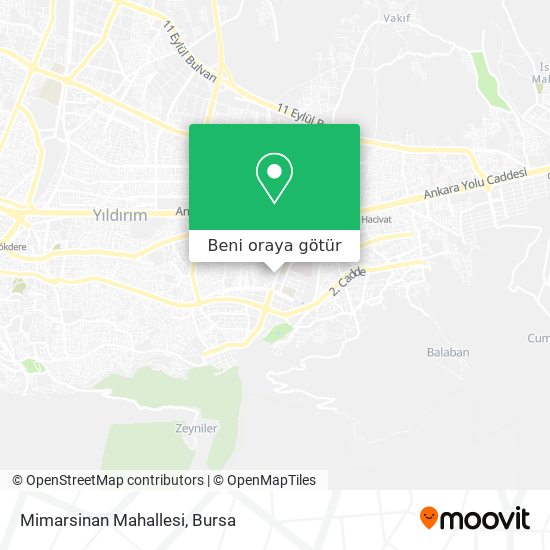 Mimarsinan Mahallesi harita