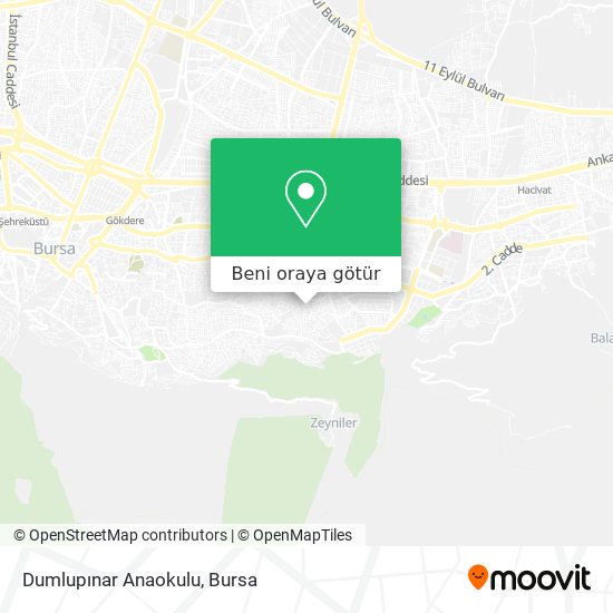 Dumlupınar Anaokulu harita