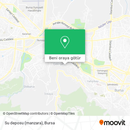 Su deposu (manzara) harita