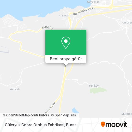 Güleryüz Cobra Otobus Fabrikasi harita