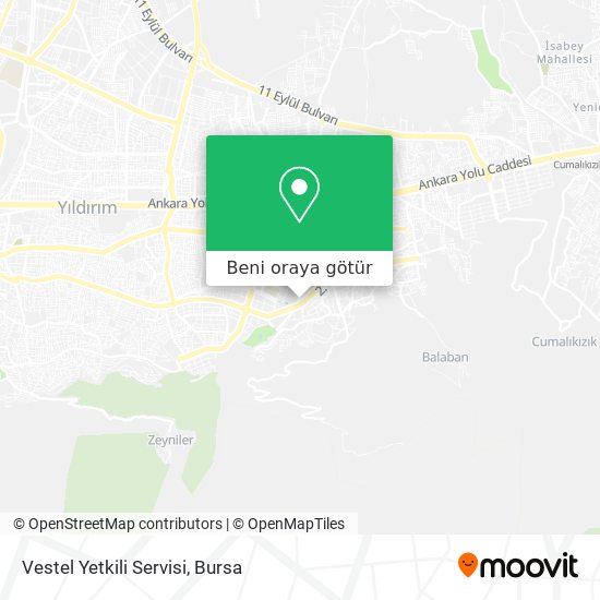 Vestel Yetkili Servisi harita