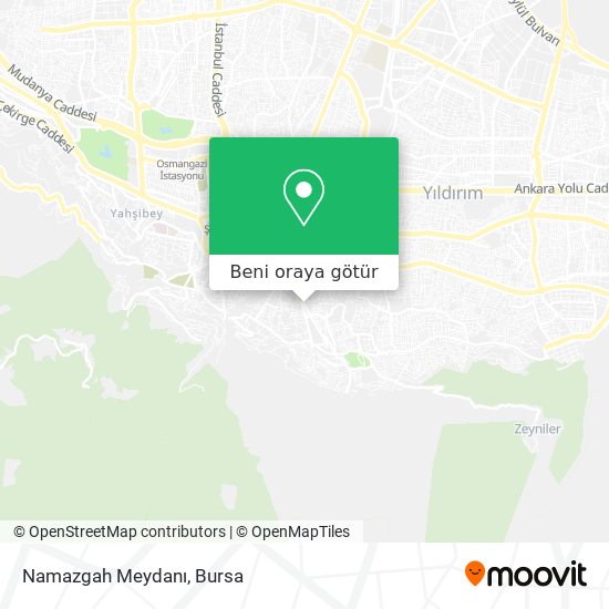 Namazgah Meydanı harita