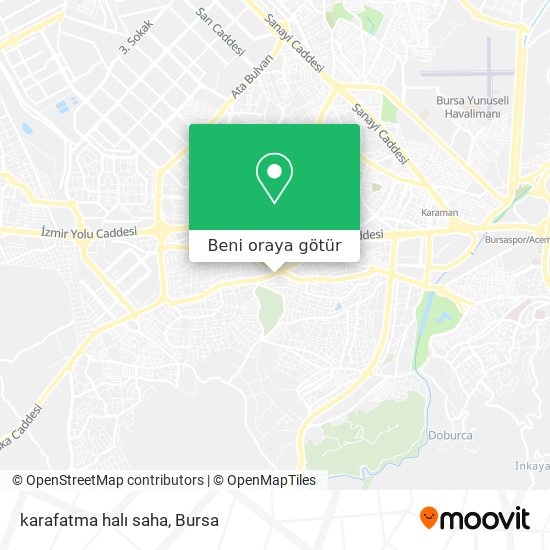 karafatma halı saha harita