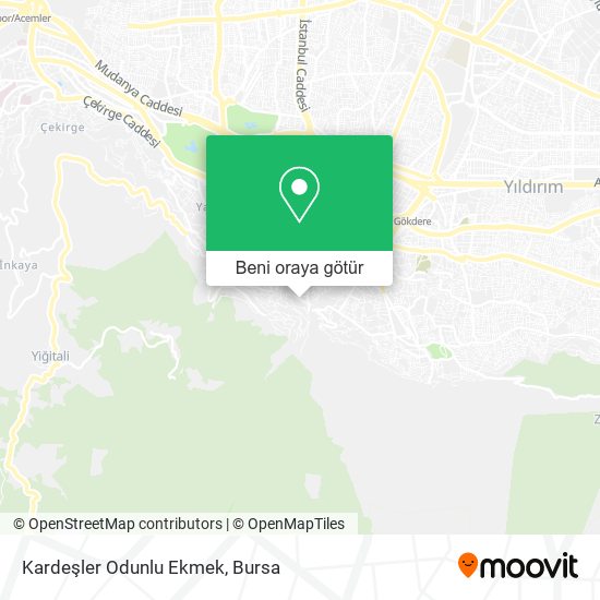 Kardeşler Odunlu Ekmek harita