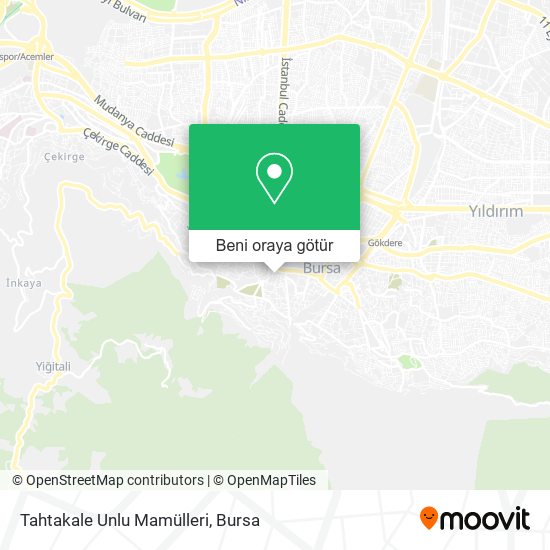 Tahtakale Unlu Mamülleri harita
