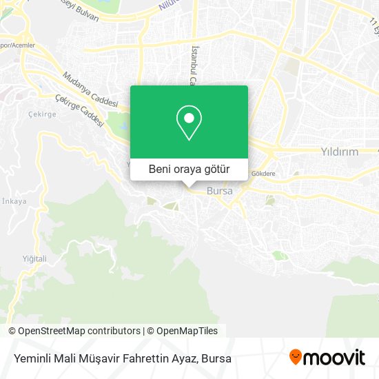 Yeminli Mali Müşavir Fahrettin Ayaz harita