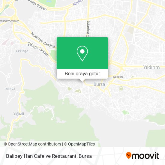 Balibey Han Cafe ve Restaurant harita