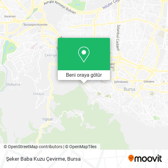 Şeker Baba Kuzu Çevirme harita