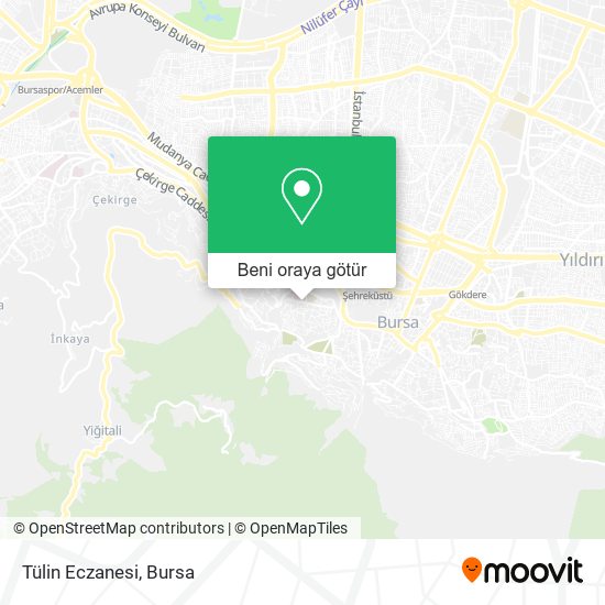 Tülin Eczanesi harita