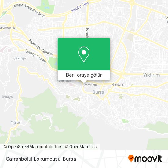 Safranbolul Lokumcusu harita