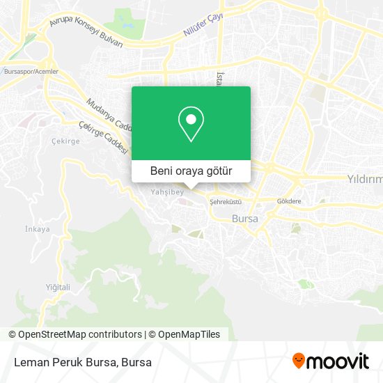 Leman Peruk Bursa harita