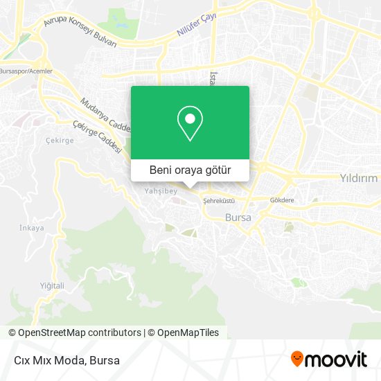 Cıx Mıx Moda harita