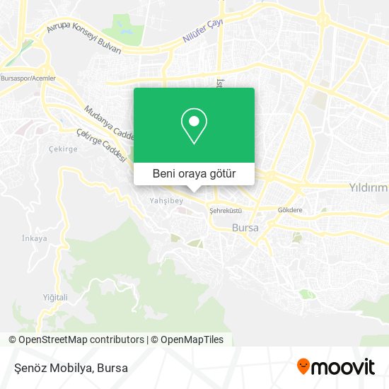 Şenöz Mobilya harita