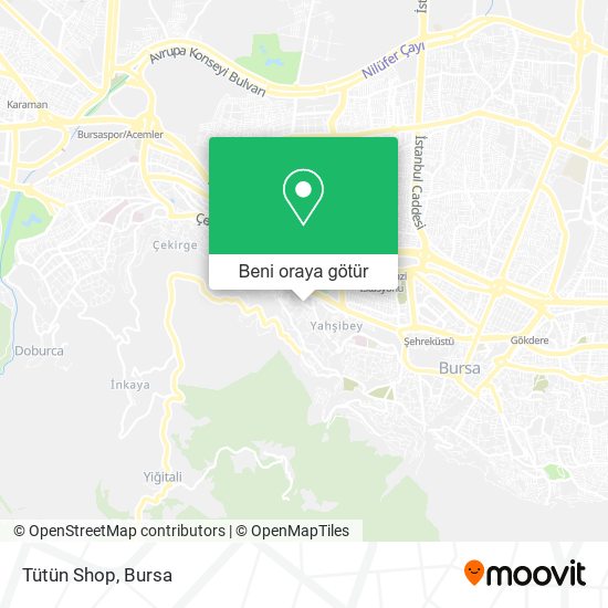 Tütün Shop harita