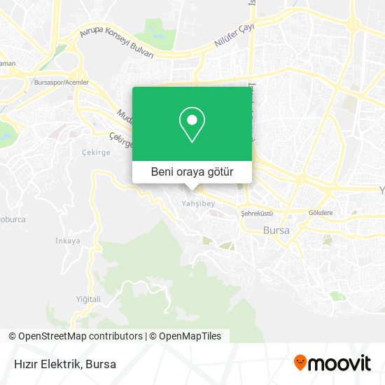 Hızır Elektrik harita