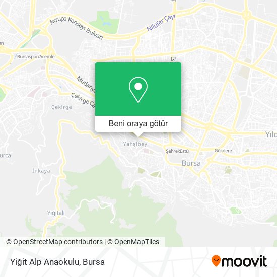 Yiğit Alp Anaokulu harita