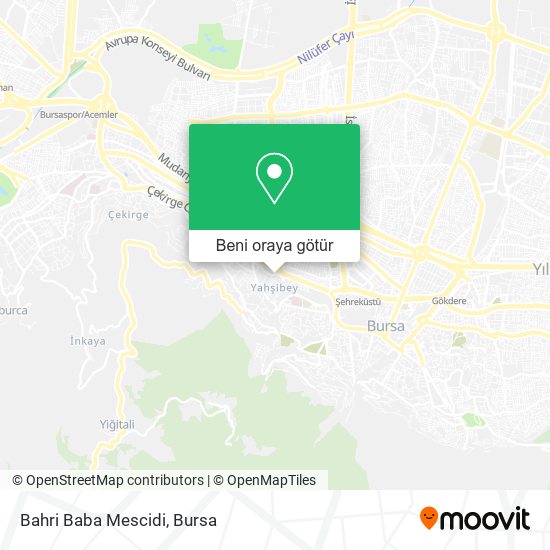 Bahri Baba Mescidi harita