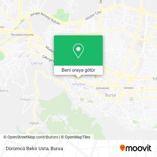 Dürümcü Bekir Usta harita