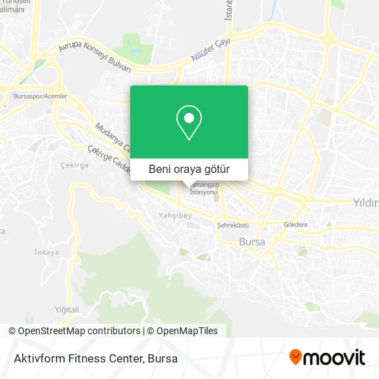 Aktivform Fitness Center harita