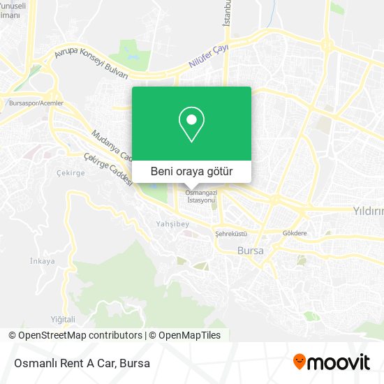 Osmanlı Rent A Car harita