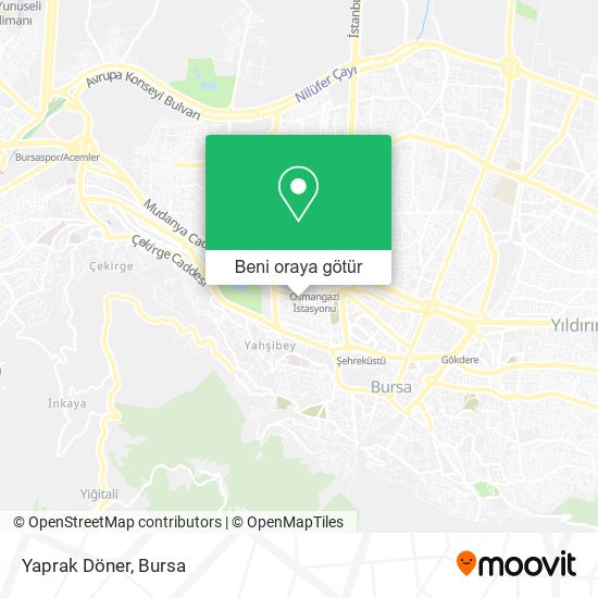 Yaprak Döner harita