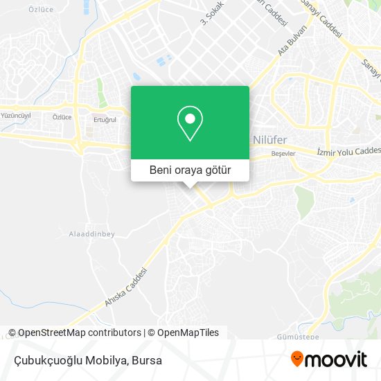 Çubukçuoğlu Mobilya harita