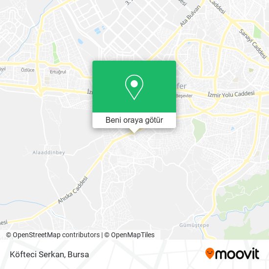 Köfteci Serkan harita