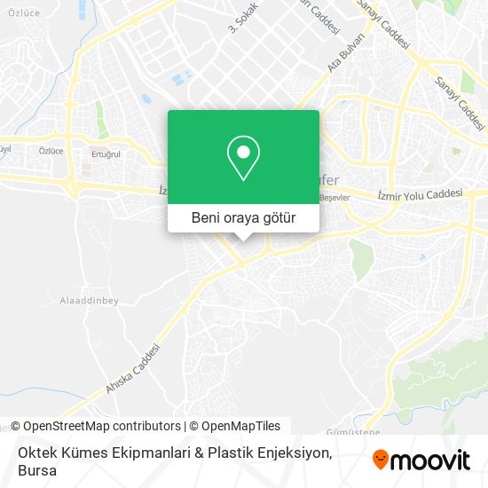 Oktek Kümes Ekipmanlari & Plastik Enjeksiyon harita