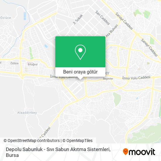 Depolu Sabunluk - Sıvı Sabun Akıtma Sistemleri harita