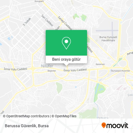 Berussa Güvenlik harita