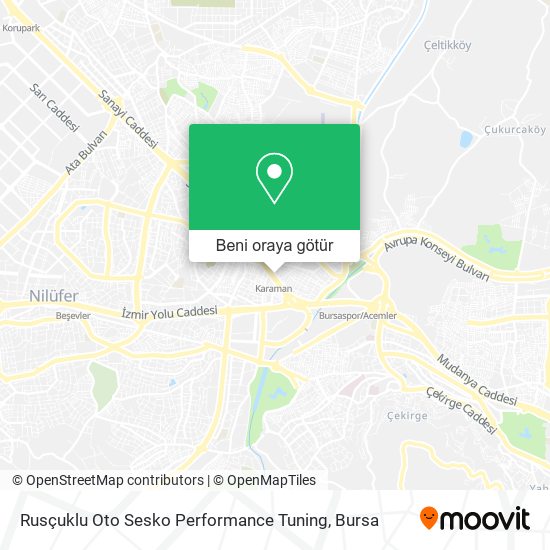 Rusçuklu Oto Sesko Performance Tuning harita