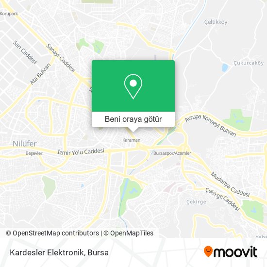 Kardesler Elektronik harita