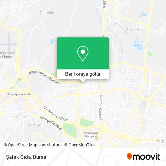 Şafak Gıda harita