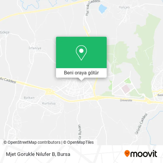 Mjet Gorukle Nılufer B harita