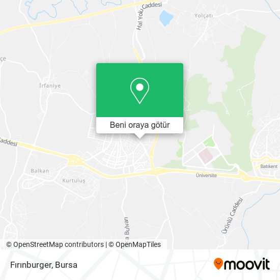 Fırınburger harita