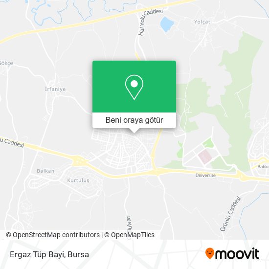 Ergaz Tüp Bayi harita