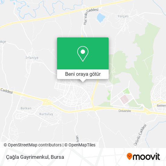 Çağla Gayrimenkul harita