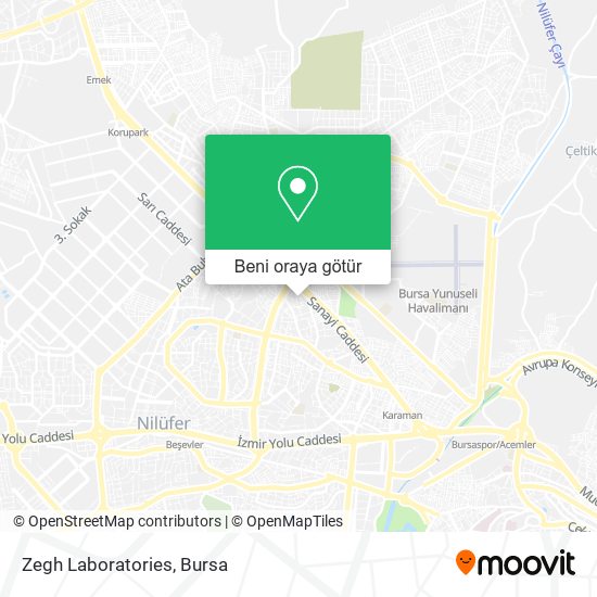 Zegh Laboratories harita