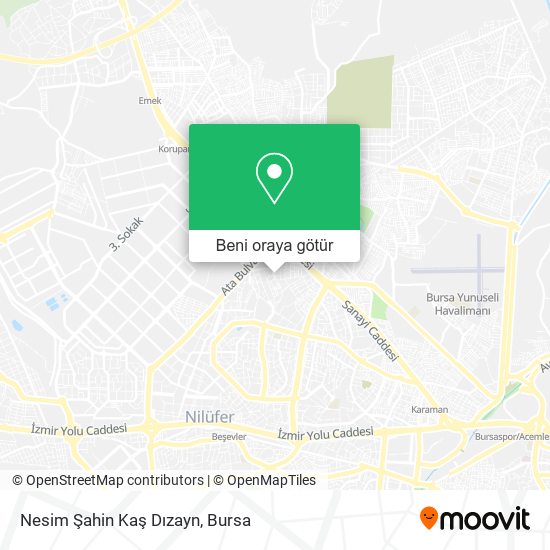Nesim Şahin Kaş Dızayn harita