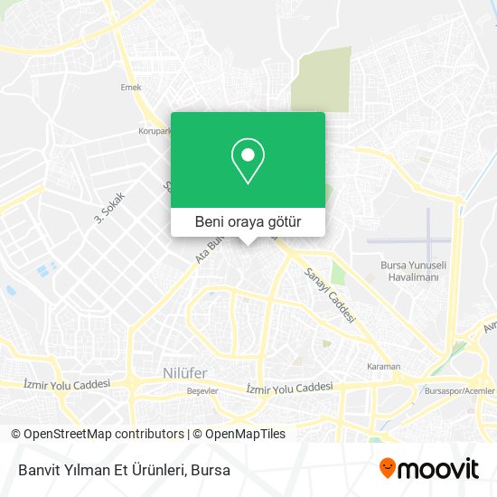 Banvit Yılman Et Ürünleri harita