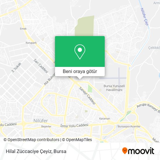 Hilal Züccaciye Çeyiz harita