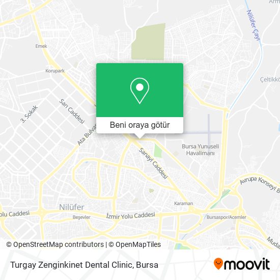 Turgay Zenginkinet Dental Clinic harita