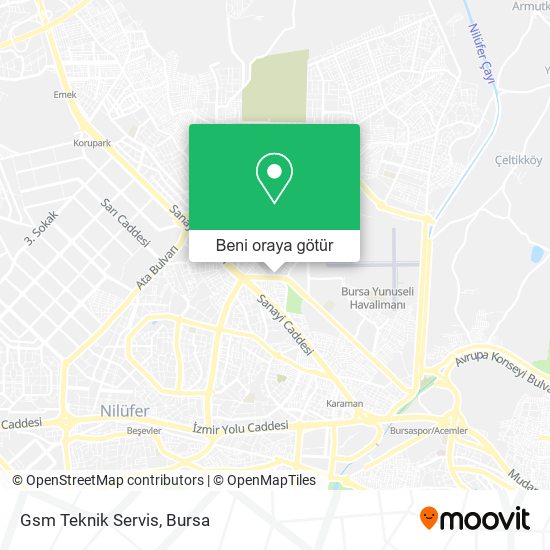 Gsm Teknik Servis harita