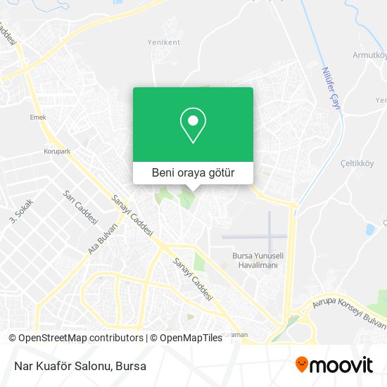 Nar Kuaför Salonu harita