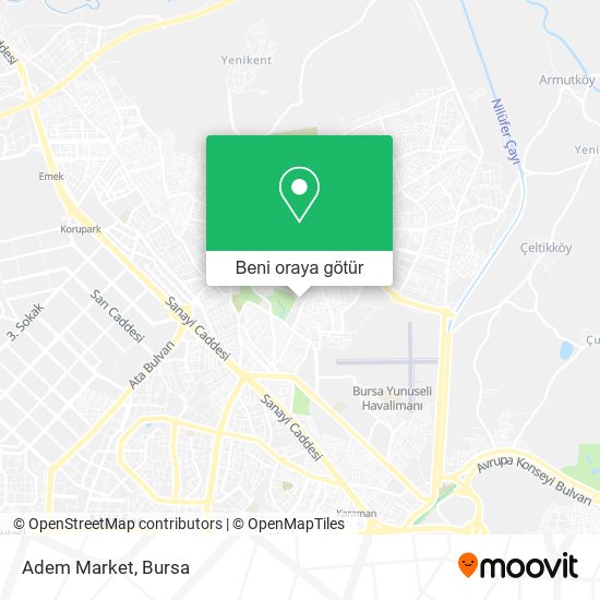 Adem Market harita