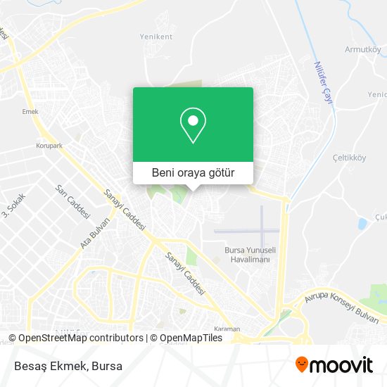Besaş Ekmek harita
