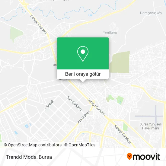 Trendd Moda harita