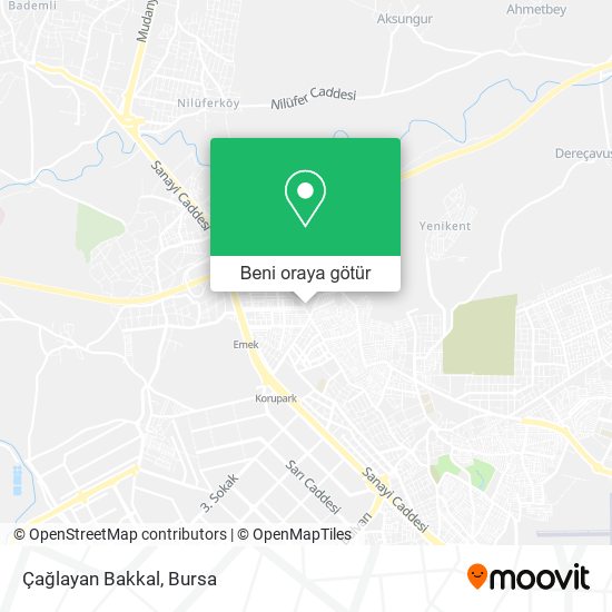 Çağlayan Bakkal harita